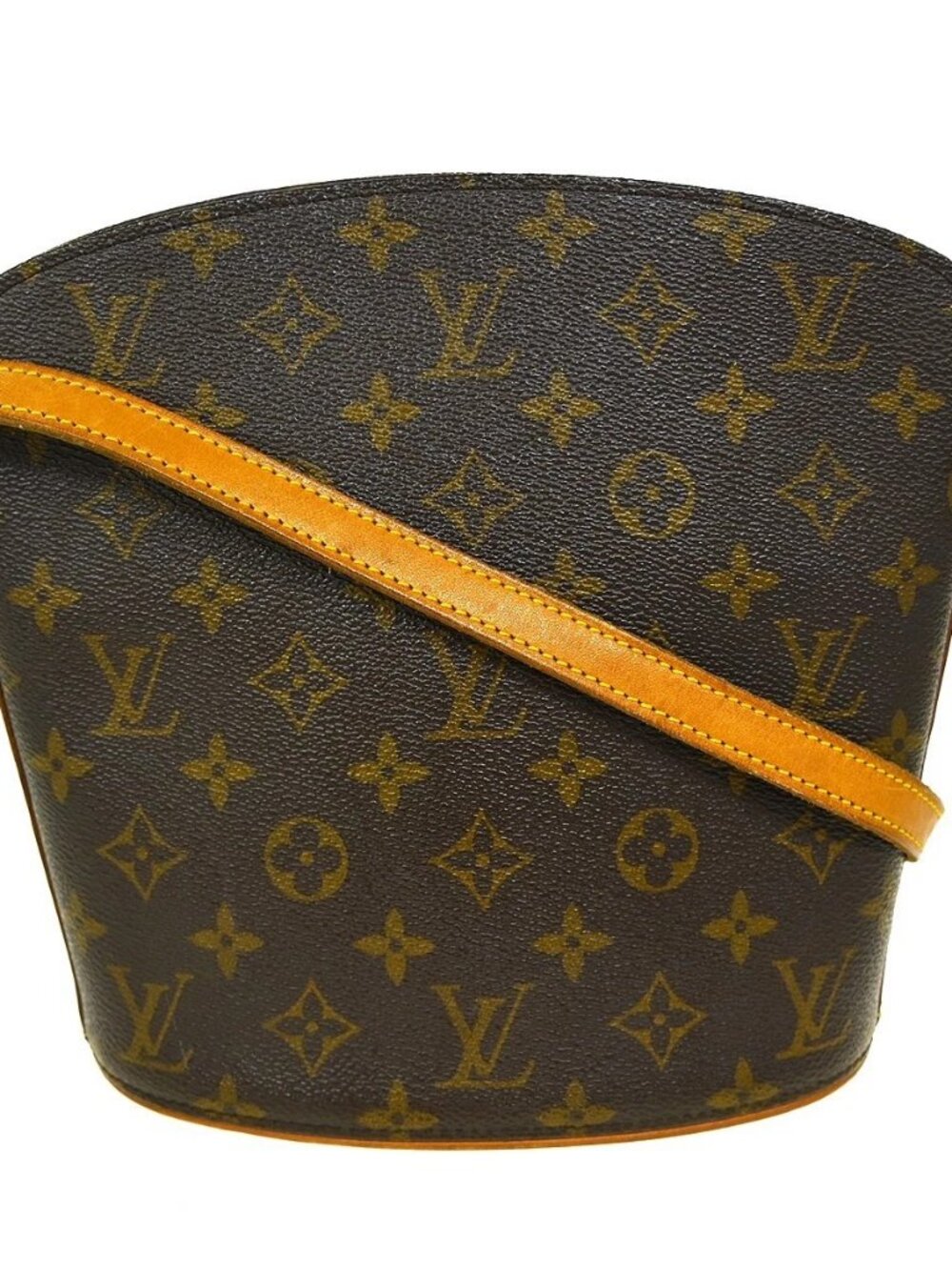 Louis Vuitton Drouot Shoulder Bag Brown Canvas Monogram
